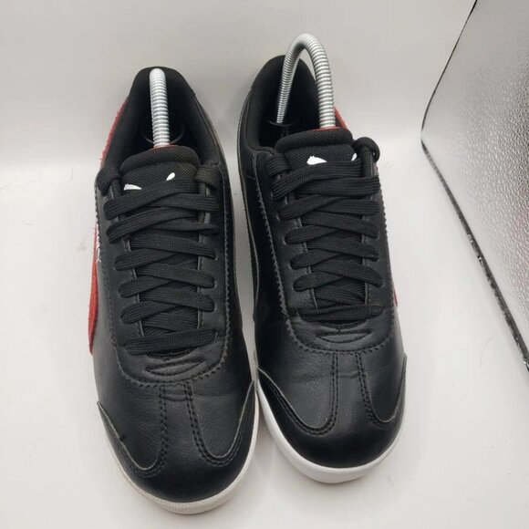 Puma Scuderia Ferrari x Roma 'Black Rosso Corsa' womens Size 8 306766-01 - Picture 4 of 7